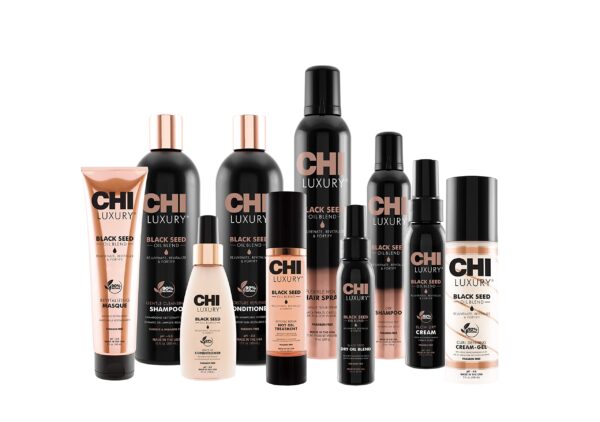 CHI Luxury Black Seed Gentle Cleansing Shampoo, 12 Fl Oz - Image 4