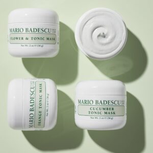 Mario Badescu Purifying Cucumber Tonic Facial Mask - Powerful Deep Cleansing Clay Mask for Congested Skin - Pore Minimizer for Face - Ideal for Combin - Image 4