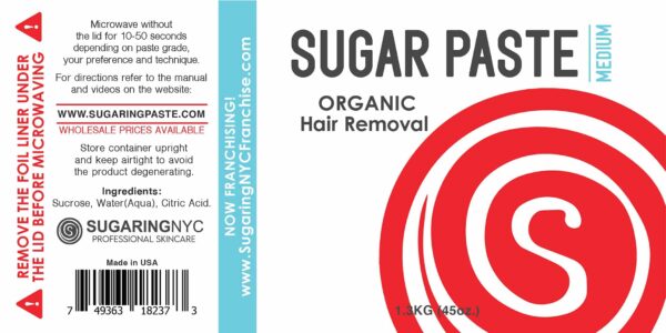 SUGARING PASTE ? MEDIUM 1.3kg 45Oz (BIKINI, BRAZILIAN, UNDERARMS, UPPER LIP) - Image 2
