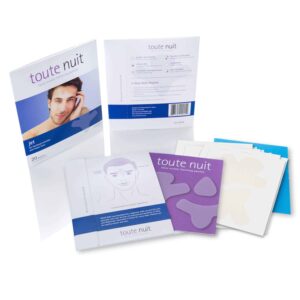 Toute Nuit Wrinkle Patches, Face Tape, Jet - Extra Large UNISEX Frown Lines Plus and Forehead - 20 Patches - Image 9