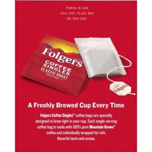 Folgers Coffee Singles - 19 packets per box, 12 boxes per case - Image 6