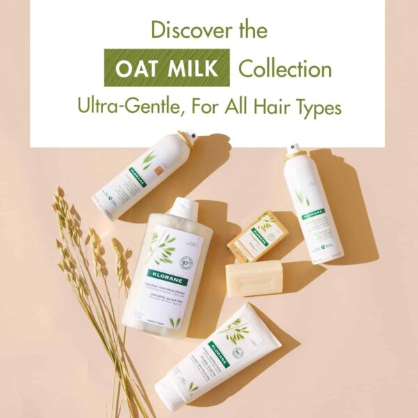 Klorane Ultra-Gentle Conditioner with Oat Milk, Suitable for the Entire Family, Paraben and Sulfate-Free, 6.7 oz. - Image 5
