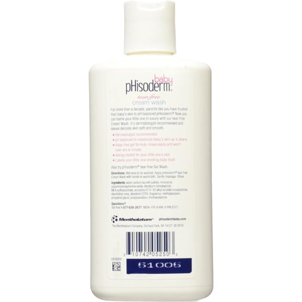 Phisoderm Baby Tear-Free Cream Wash 8 oz (Pack of 5) - Image 4