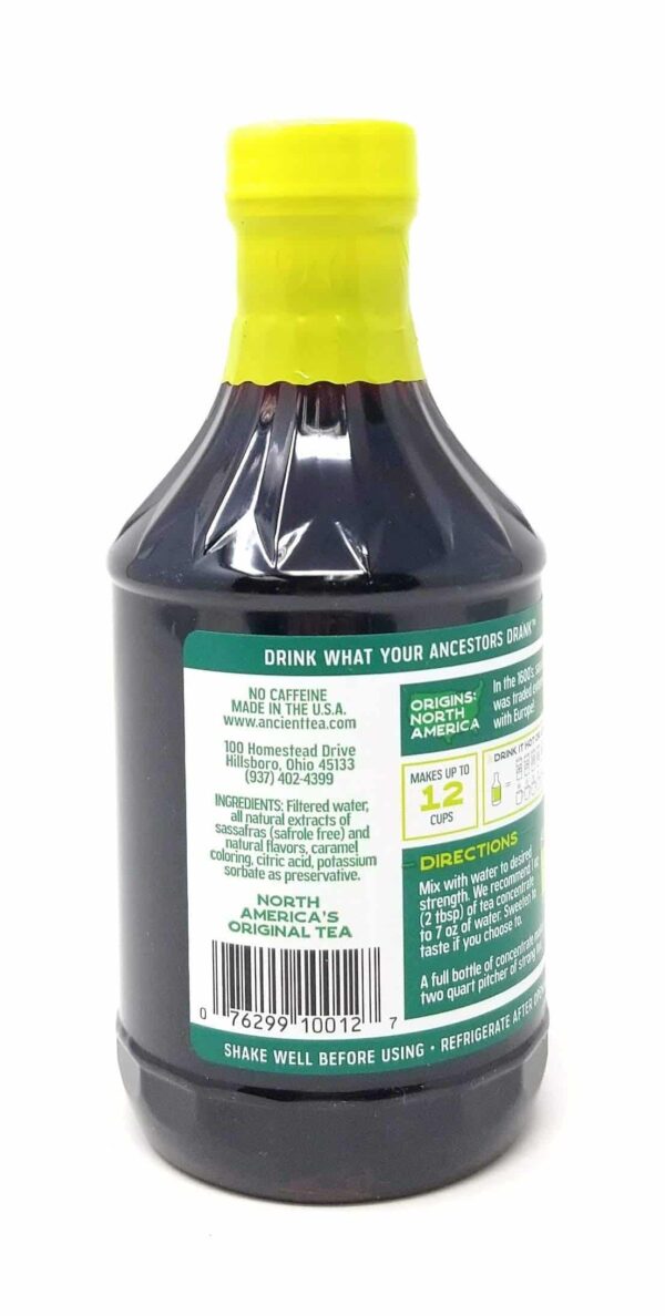 Ancient Infusions Sassafras Concentrate Instant Tea, 12-Ounce Bottles (Pack of 6) - Image 2