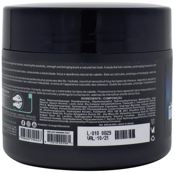 TRUSS Net Hair Mask - Deep Conditioning Treatment + Hair Repair Mask for Curly Hair - Detangle + Hydrate Curls while Soothing Damage - Anti Frizz + Hu - Image 3