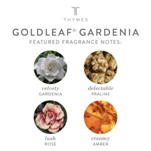 Thymes - Goldleaf Gardenia Hand Cr?me - Deeply Moisturizing Cream with Light Floral Scent for Women - 3 oz - Image 3