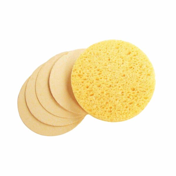 Facial Sponges - APPEARUS Compressed Natural Cellulose Face Sponge - Made in USA - Spa Sponges for Face Cleansing, Massage, Pore Exfoliating, Mask, Ma - Image 4