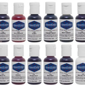 Food Coloring AmeriColor Student - Kit 2 12 .75 Ounce Bottles Soft Gel Paste Colors - Image 2