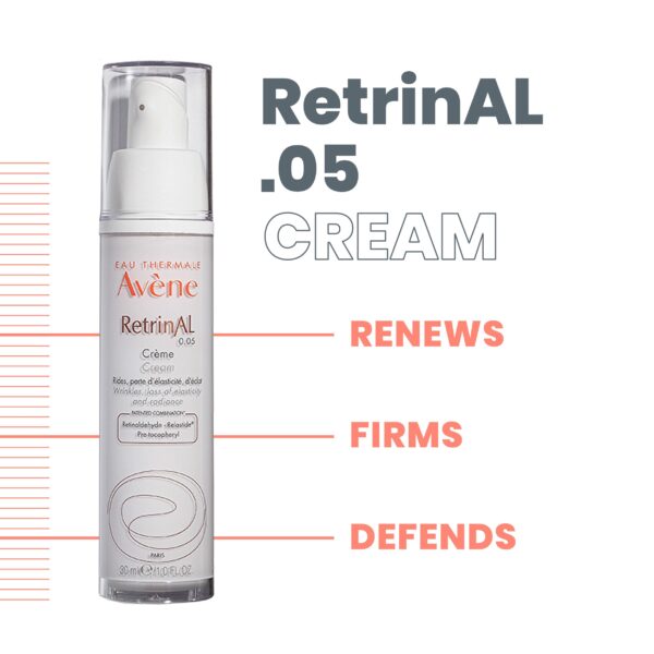 Eau Thermale Av?ne - RetrinAL 0.05 Cream - Retinaldehyde - Renews Skin & Helps Reduce The Appearance of Wrinkles - Airless Pump - 1.01 fl.oz. - Image 3