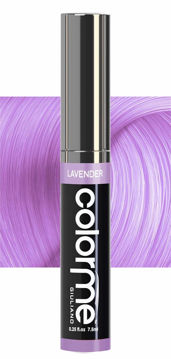 Colorme Root Touch Up Temporary Hair Mascara to color and Blend Semi Permanent Dye regrowth. Washes Out (LAVENDER)