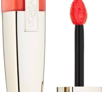 L’Oreal Paris Colour Caresse Wet Shine Lip Stain, Coral Tattoo, 0.21 Ounces