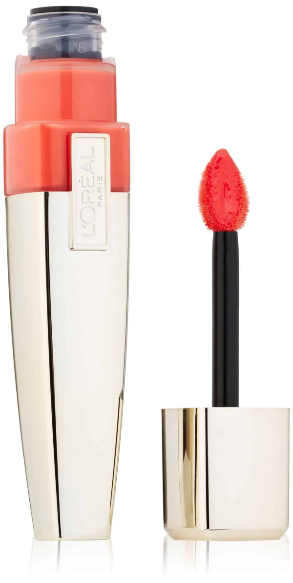 L'Oreal Paris Colour Caresse Wet Shine Lip Stain, Coral Tattoo, 0.21 Ounces