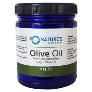 Nature's Salves and Soaps Fully Ozonated Extra Virgin Olive Oil Salve - 9 Oz - Image 1