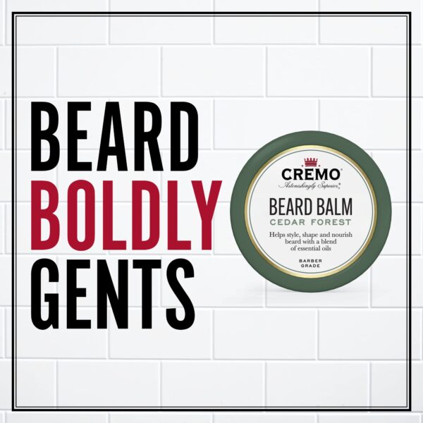 Cremo Styling Beard Balm, Forest Blend, Nourishes, Shapes And Moisturizes All Lengths Of Facial Hair, 2 Ounce (Packaging May Vary) - Image 2