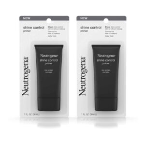 Neutrogena Shine Control Mattifying Liquid Face Primer for Oily Skin, Lightweight, Non-Comedogenic and Non-Greasy Pore and Makeup Primer with Oil-Abso - Image 1