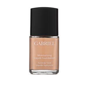 Gabriel Cosmetics Liquid Foundation, Organic Formula- 1 fl oz. (True Beige, 1.0) - Image 1