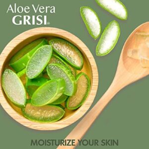 Grisi Aloe Vera Cream, Moisturizing Cream for all skin types enriched with Aloe Vera, Face Cream to Moisturize and Regenerate your skin, Keep Natural - Image 4