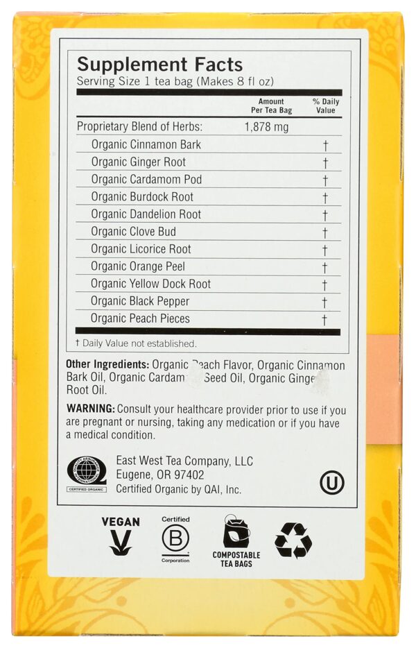 Yogi Tea, Peach DeTox, 16 Count - Image 4