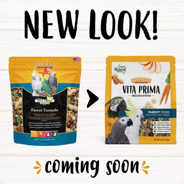 Sunseed 49050 Vita Prima Sunscription Parrot Food - High-Variety Formula, 4 LBS - Image 2