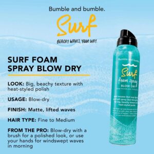 Bumble and bumble Surf Foam Spray Blow Dry Hair Mousse, 4 oz. - Image 3