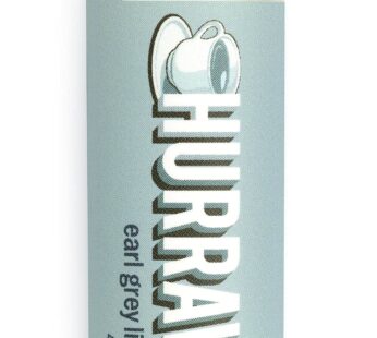 Hurraw! Earl Grey Lip Balm: Organic, Certified Vegan, Cruelty and Gluten Free. Non-GMO, 100% Natural Ingredients. Bee, Shea, Soy and Palm Free. Made i