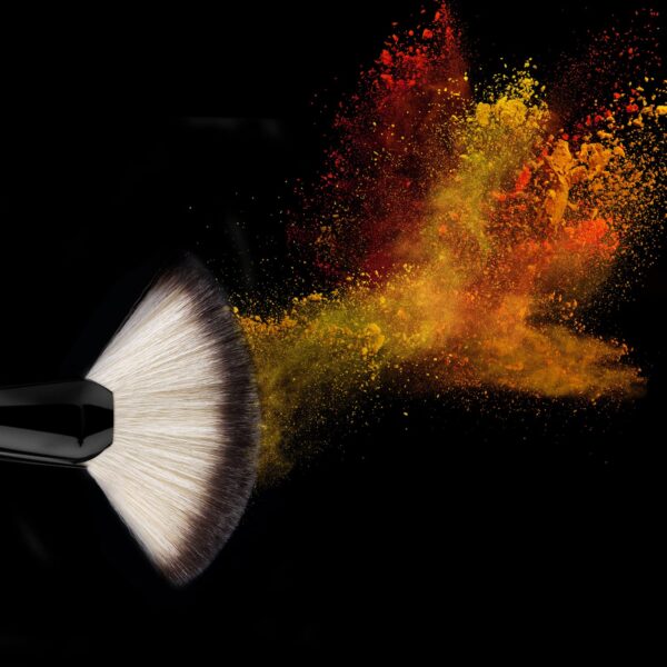 Fan Makeup Brush, Luxspire Professional Highlighting Make Up Brush Blush Bronzer Cheekbones Brush, Single Large Soft & Dense Face Blush Powder Foundat - Image 8