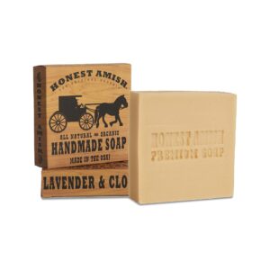 Honest Amish Natural Lavender and Clove Soap Bar - Image 2