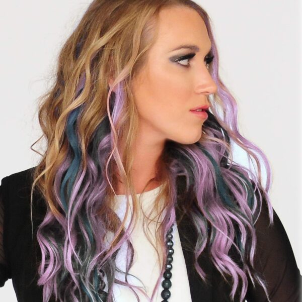 Colorme Root Touch Up Temporary Hair Mascara to color and Blend Semi Permanent Dye regrowth. Washes Out (LAVENDER) - Image 4