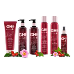 CHI Rosehip Oil Protecting Shampoo, Gently Cleanses Color-Treated Hair & Helps Retain Color, Sulfate, Paraben, & Cruelty-Free, 11.5 Oz - Image 3