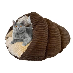 SPOT Sleep Zone Cuddle Cave - Cat Cave Bed for Indoor Cats and Mini Dogs, Durable, Comfortable, Washable for Kittens and Puppies under 10 lbs and 12 i - Image 1