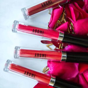 Aromi Matte Liquid Lipstick | Smudge Proof, Long Lasting, True Red Lip Color with Blue Undertones, Vegan, Cruelty-free, Paraben and Gluten Free (Flame - Image 7