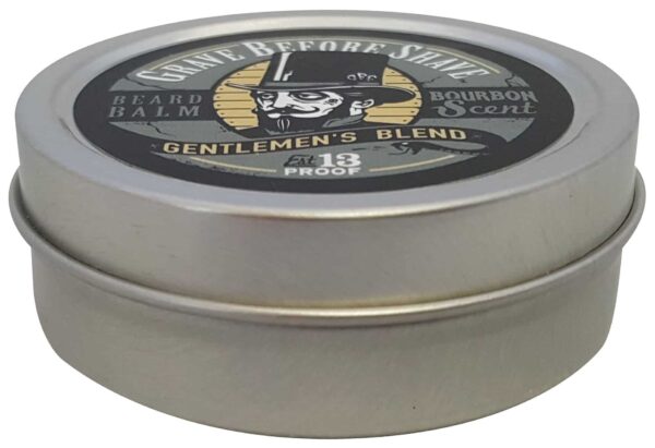 GRAVE BEFORE SHAVE Gentlemen's Blend Beard Balm (Bourbon Scent) (2 oz.) - Image 2