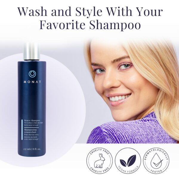 MONAT Renew? Shampoo Infused with Rejuveniqe? - Moisturizing Shampoo w/Omega Fatty Acids for Medium to Thick Hair. Shine-enhancing, Ultra-hydrating La - Image 6