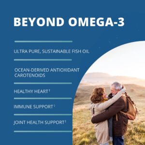 Garden of Life Ultra Pure EPA/DHA Omega 3 Fish Oil - Oceans 3 Beyond Omega 3 Supplement with Antioxidants, 60 Softgels - Image 2