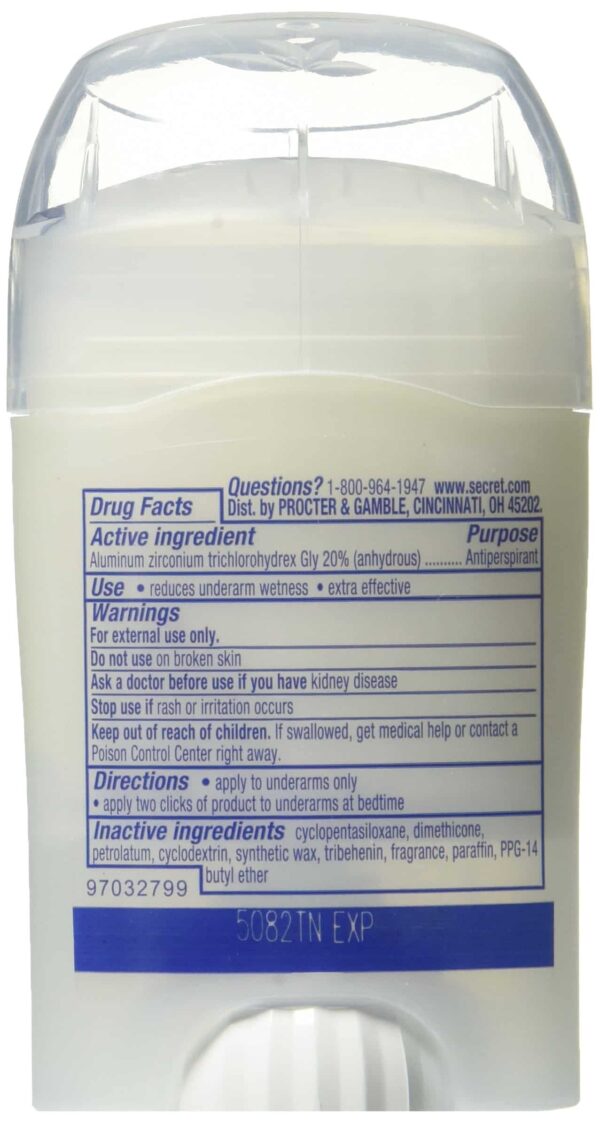 Secret Clinical Strength Soft Solid Antiperspirant and Deodorant, Light and Fresh Scent, 1.6 Ounce (Pack of 3) - Image 2