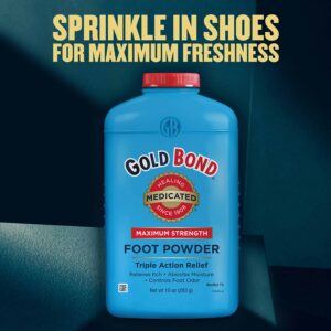 Gold Bond Medicated Foot Powder 10 oz., Maximum Strength Odor Control & Itch Relief - Image 4