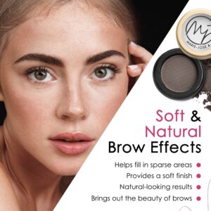 Marie-Jos? & Co Dark Brown Eyebrow Powder - Effortless All-Day Brow Beauty - Image 5