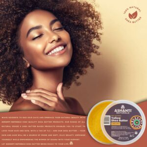 Ashanti Naturals Yellow Whipped Raw Shea Butter | Unrefined African Shea Butter | Creamy Moisturizer for Easy Application - 8 oz - Image 4