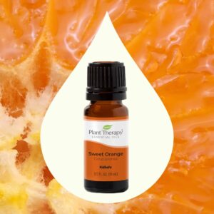 Plant Therapy Sweet Orange Essential Oil 100% Pure, Undiluted, Natural Aromatherapy, Therapeutic Grade 10 mL (1/3 oz) - Image 3