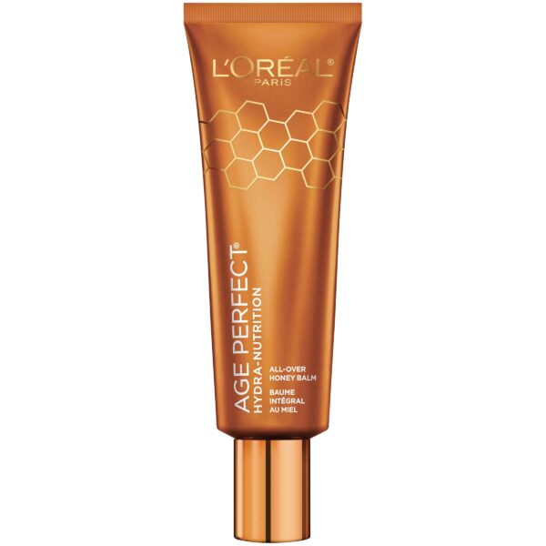 L'Oreal Paris Skincare Age Perfect Hydra-Nutrition All-Over Balm with Manuka Honey Extract and Nurturing Oils, to Soothe and Rescue Dry Skin, Paraben