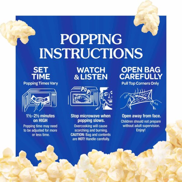 ACT II Light Butter Microwave Popcorn Bags, 6-Count (Pack of 6) - Image 5