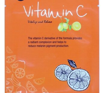 Celavi Essence Facial Mask Paper Sheet Korea Skin Care Moisturizing 12 Pack (Vitamin C)