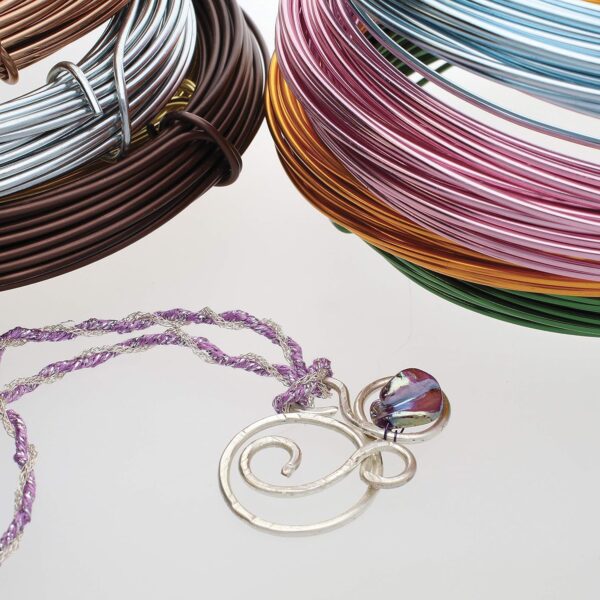 The Beadsmith Anodized Aluminum Wire ? 12 Gauge ? 39 feet ? Copper Color ? Bendable Craft Wire Used to Jewelry Making, Wire Wrapping, Sculpting, Flora - Image 6