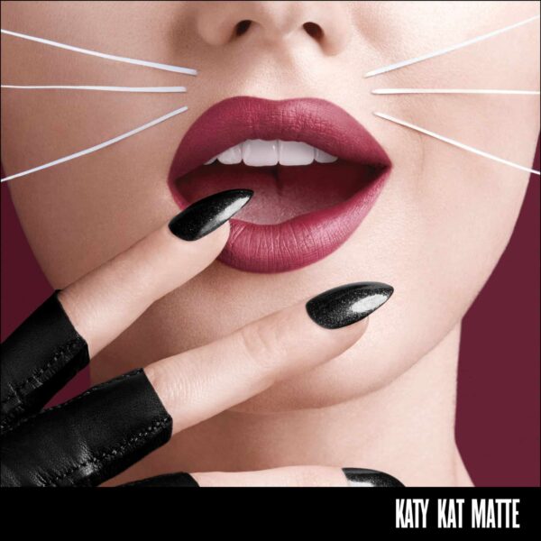 COVERGIRL Katy Kat Matte Lipstick Created by Katy Perry Maroon Meow, .12 oz (packaging may vary) - Image 7