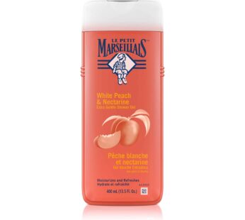 Le Petit Marseillais Extra Gentle Shower Gel White Peach & Nectarine 400 Ml, 13.5 Fluid Ounce