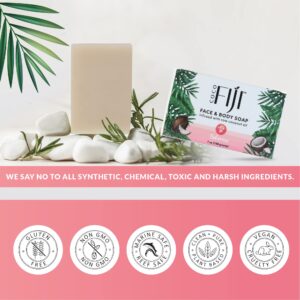 Coco Fiji, Coconut Oil Infused Soap, Bar 7oz (Tuberose, Pack of 2) - Image 7