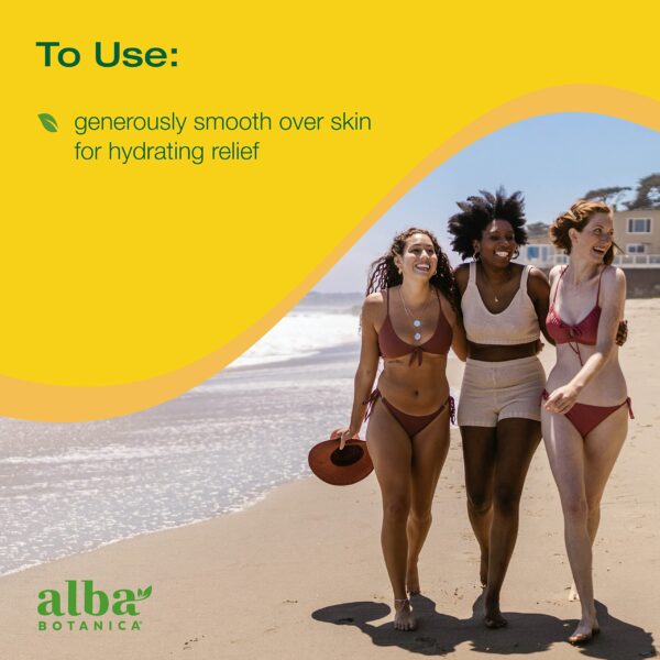 Alba Botanica Aloe Vera Lotion for Skin, Soothing After Sun Treatment for Face and Body, Made with Purity Certified 80% Aloe Vera Gel Formula, 8 fl. o - Image 7