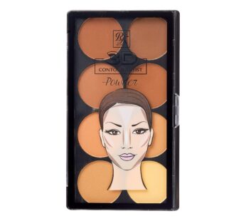 Ruby Kisses 3D Powder Contour Palette Medium Dark Define your cheekbones, perfect your nose, and sculpt your jawline