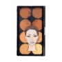 Ruby Kisses 3D Powder Contour Palette Medium Dark Define your cheekbones, perfect your nose, and sculpt your jawline