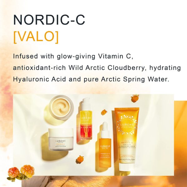Lumene Nordic-C Glow Reveal Facial Moisturizer - Antioxidant-Rich Vitamin C Face Cream - Hydrating Hyaluronic Acid Moisturizer with Vitamin B3 + B5 to - Image 2